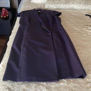 Calvin Klein Purple Wrap Dress